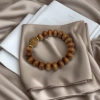 Shoumu Fang wholesale cliff cypress bracelets, made of aged Taihang material with scars, 108 Buddhist prayer beads bracelets, couple accessories for men and women Specification image